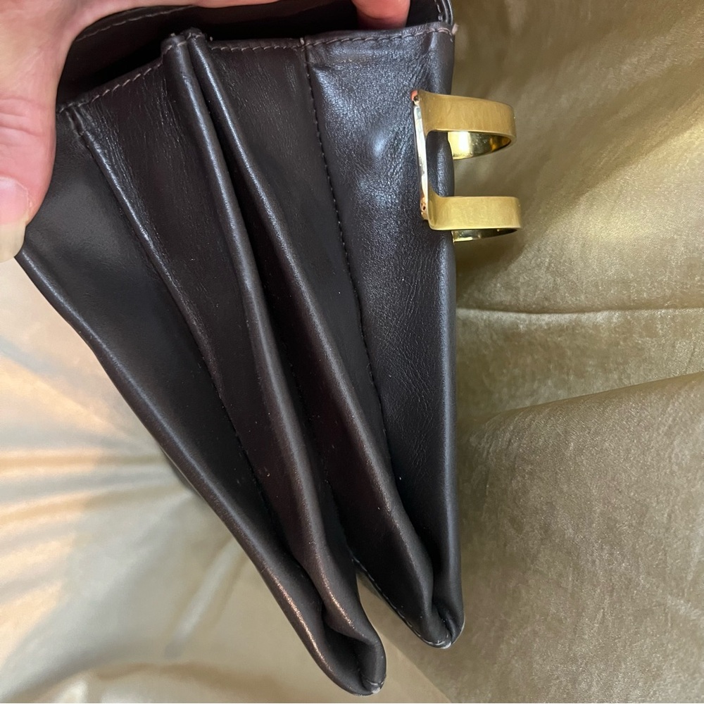 Vintage ‘70s Ferragamo Large Clutch Handbag - Picture 12 of 14